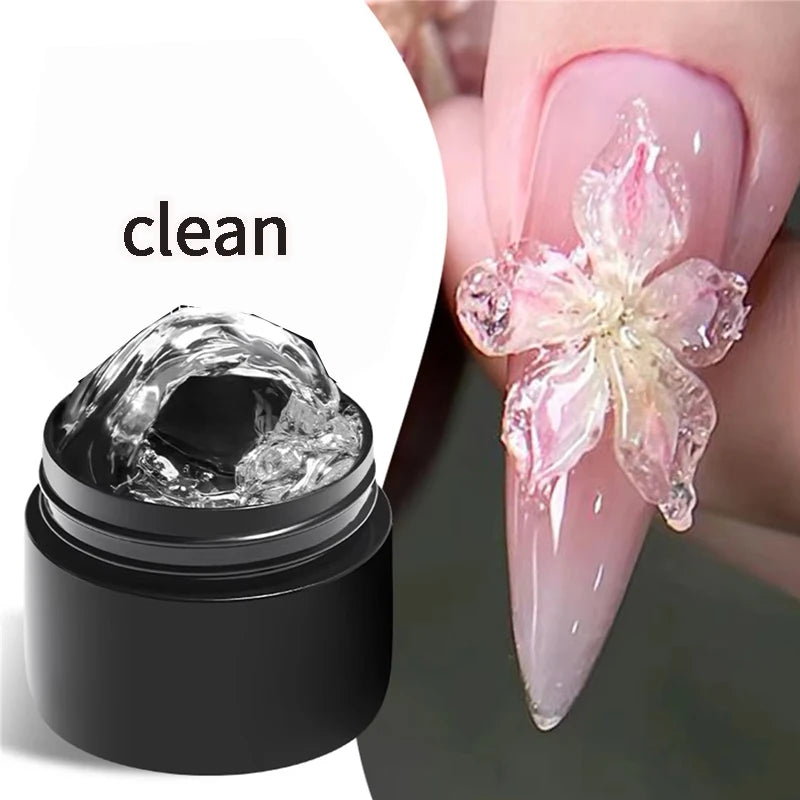 3D Multigel Non Stick Hand Extension Nail Carved Gel Polish 5D Qme 02
