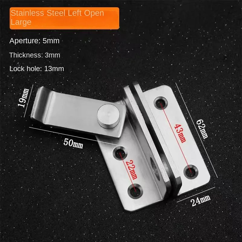 Flip Latch Gate Latches Slide Bolt Safety Door Lock Catch Barn Qme