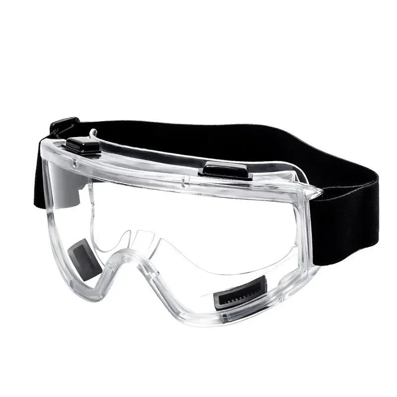 Safety Glasses - Splash-Proof, Dust-Proof & Sand-Proof Goggles, Adjustable Clear Eyewear for Cycling, Skiing and Sports Qme 1 PC Anti Fog Style