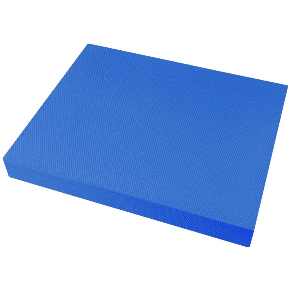 Yoga Balance Pad Thickened Exercise Balance Pad Fitness Balancing Pad Foam Cushion Mat for Yoga Pilates Stretching Qme Blue