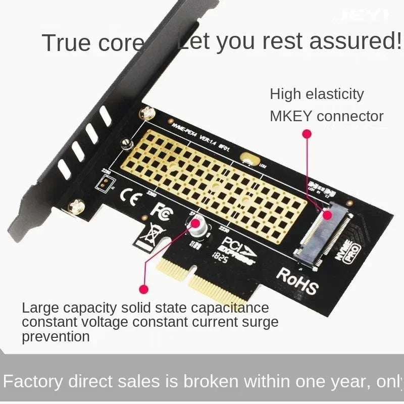 SK4 M.2 Heatsink Cooling NVMe SSD NGFF TO PCIE X4 Interface Card Suppor PCI Express 3.0 X4 2230-2280 Size M.2 FULL SPEED Qme