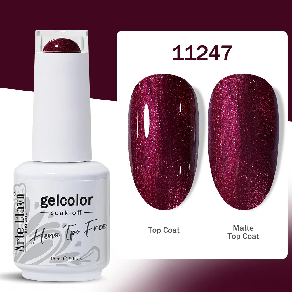 Arte Clavo Nail Art Semi Permanent Gel Polish Supplies Professionals Qme 11247
