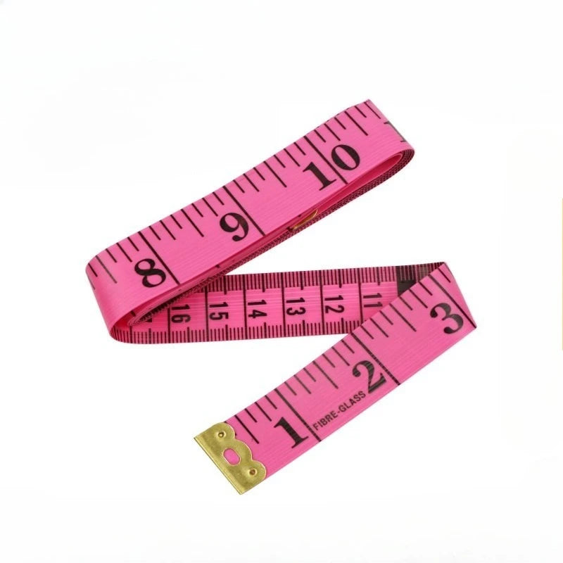 150cm/60" Body Measuring Ruler Sewing Tailor Tape Measure Centimeter Meter Sewing Measuring Tape Soft Qme 1.5mx2.0cm-rose