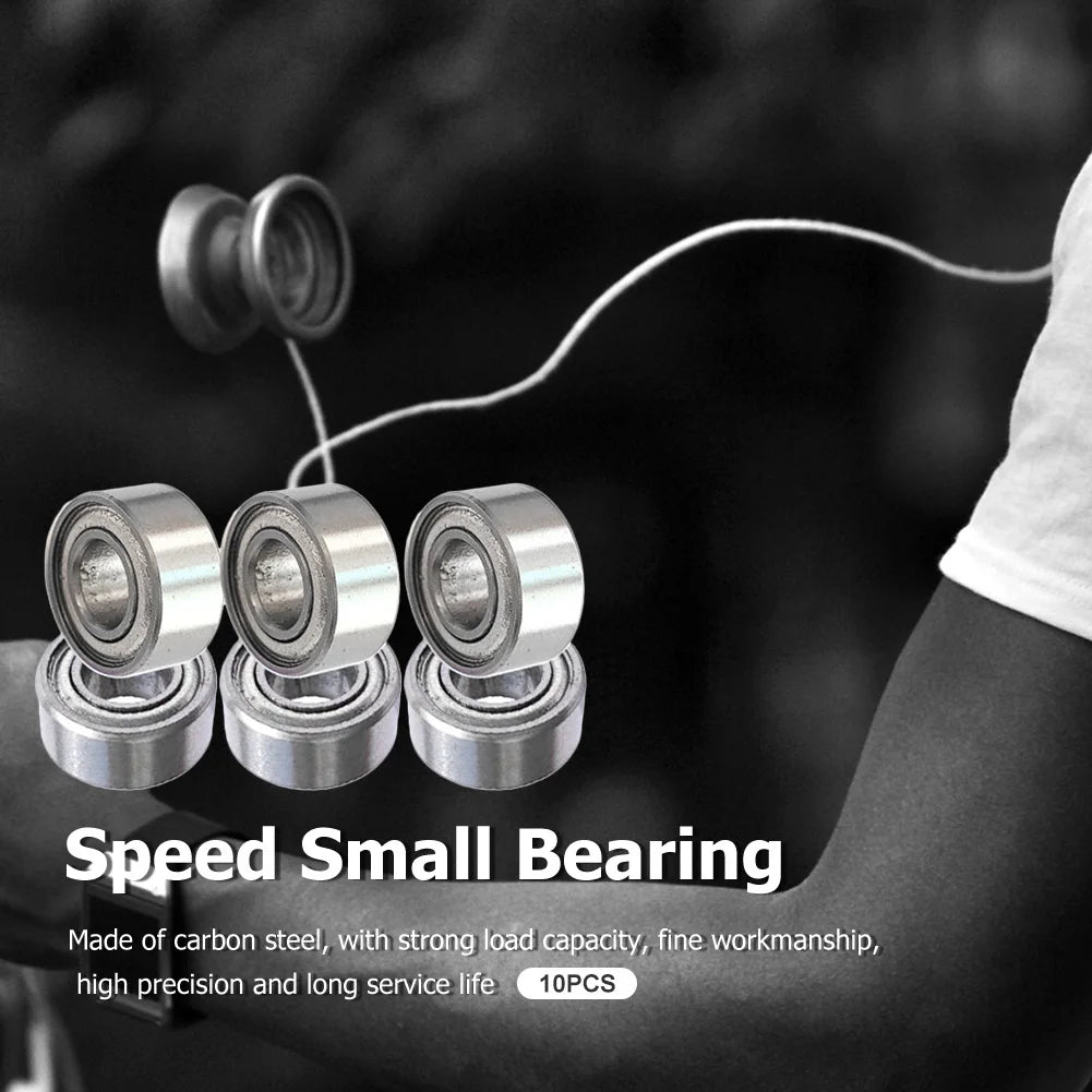 10pcs High Speed Bearing Miniature 685ZZ Bike Headset Bearing Quiet Carbon Steel Strong Load Capability Bike Accessories Qme