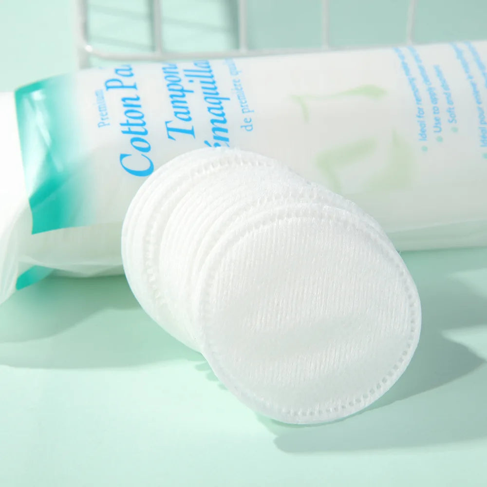 Disposable Soft Breathable Circular Makeup Remover Pads Doubles Sided Qme