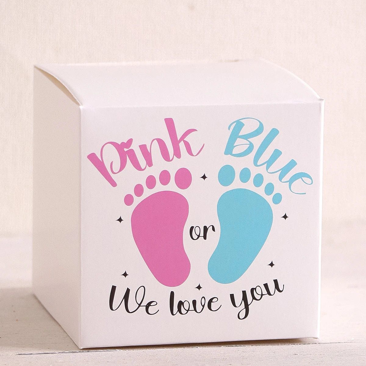 5 Pack, Gender Reveal Party Decorations Blue Feet g Irl Candy Boxes, B Oy or g Irl Gender Reveal Party Favor Boxes, Small Busine Qme Hljy-5Pcs Other Other