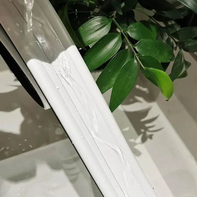 Self Adhesive PVC Door Bottom Seal Strip 1M Wind Noise Dust Proof Qme