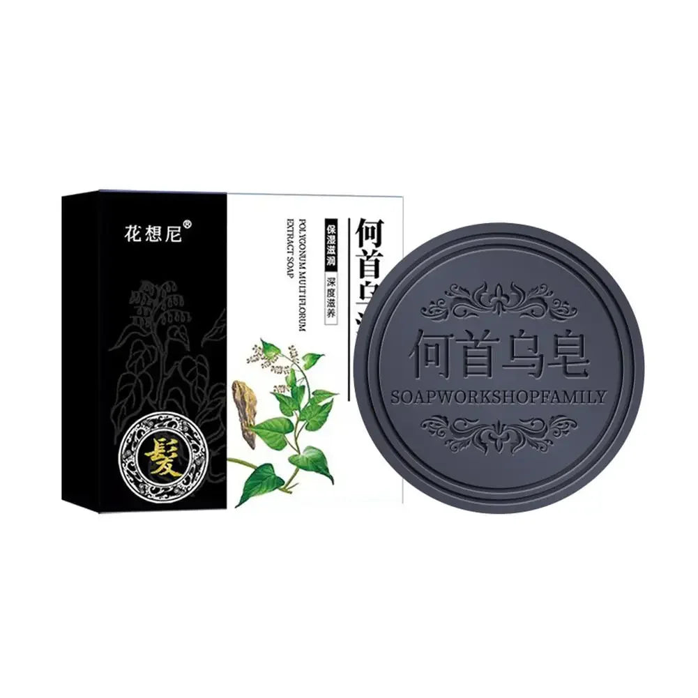Hair Darkening Shampoo Soap Bar Repair Gray White Hair Color To Black Shampoo Soap Hair Nourishing Shampoo Soap Bar Qme