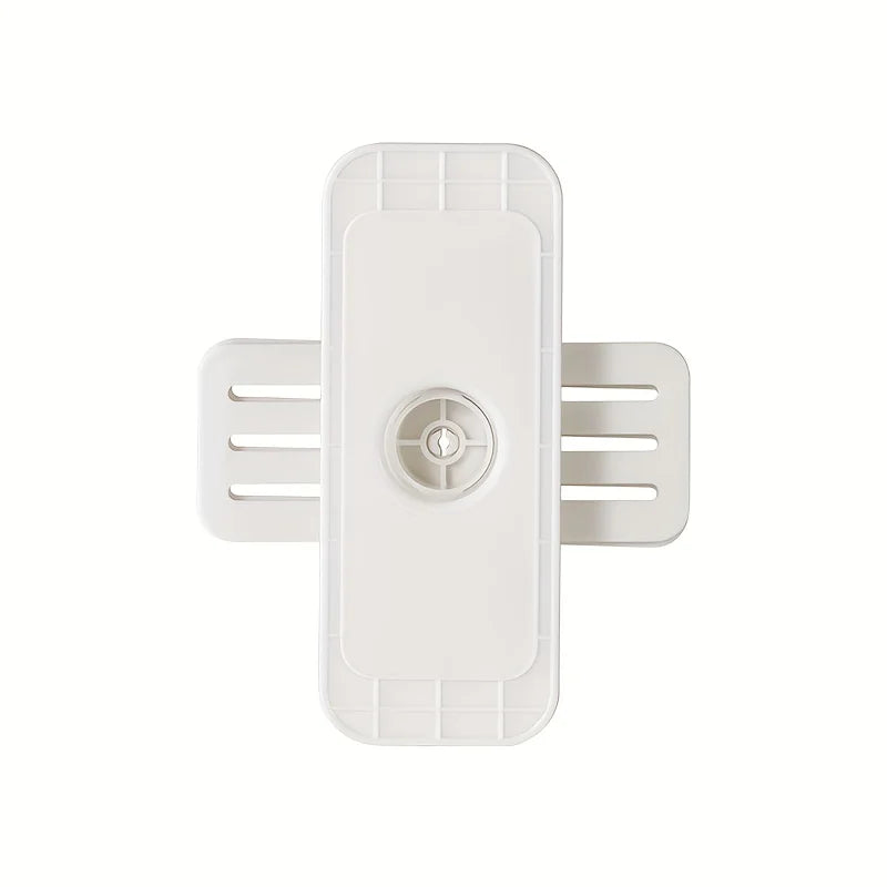 1pc Plug-in Holder, Wall Mounted Hole-Free Socket Router Row Holder, Household Plug-in Board Storage Organizer Qme