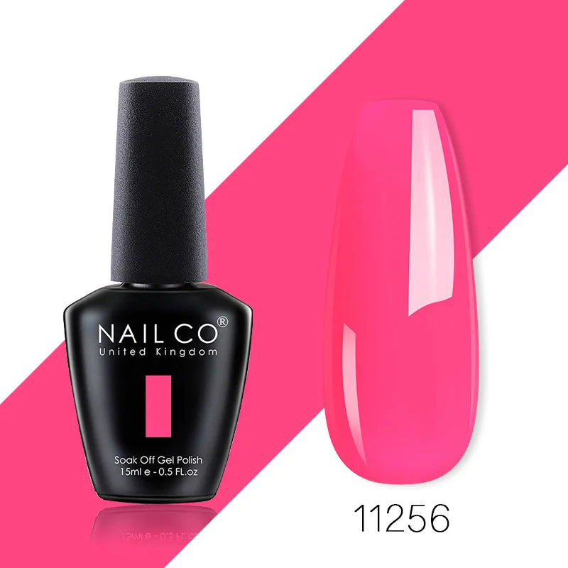 NAILCO 85 Colors Nail Gel UV LED Lacquer Manicure Varnish Hybrid Semi