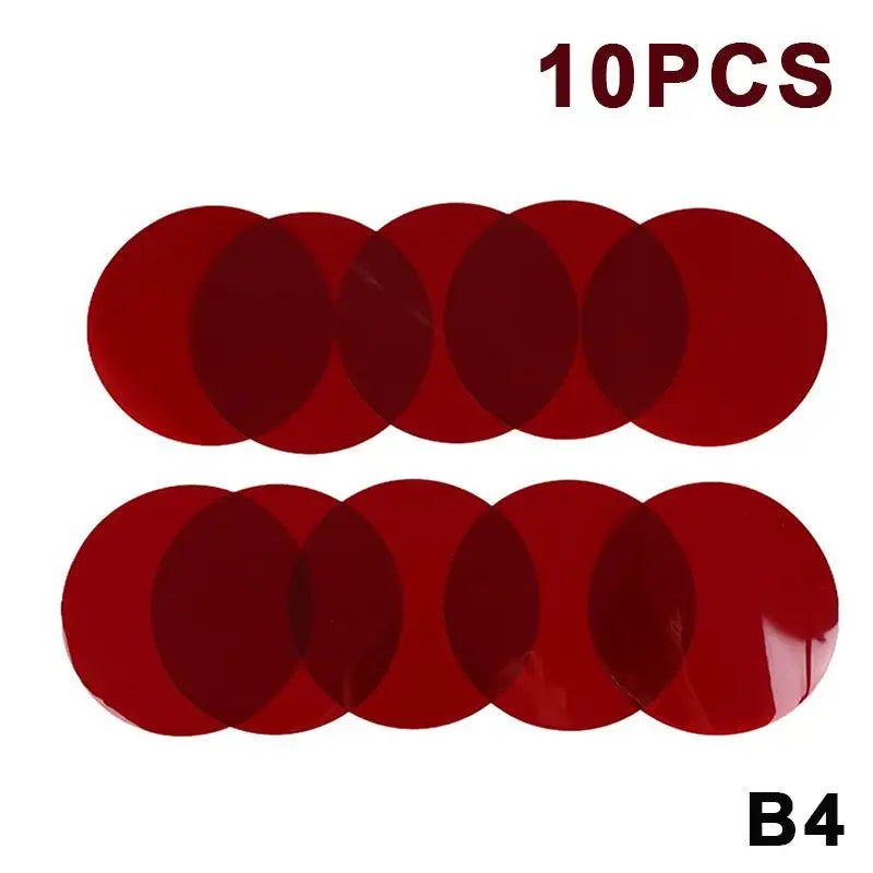 DIY Warm Light Film Stickers (74mm) Color Changing Sheets for Lamps Easy Apply Ambiance Decals for Bedroom & Party Decoration Qme B4