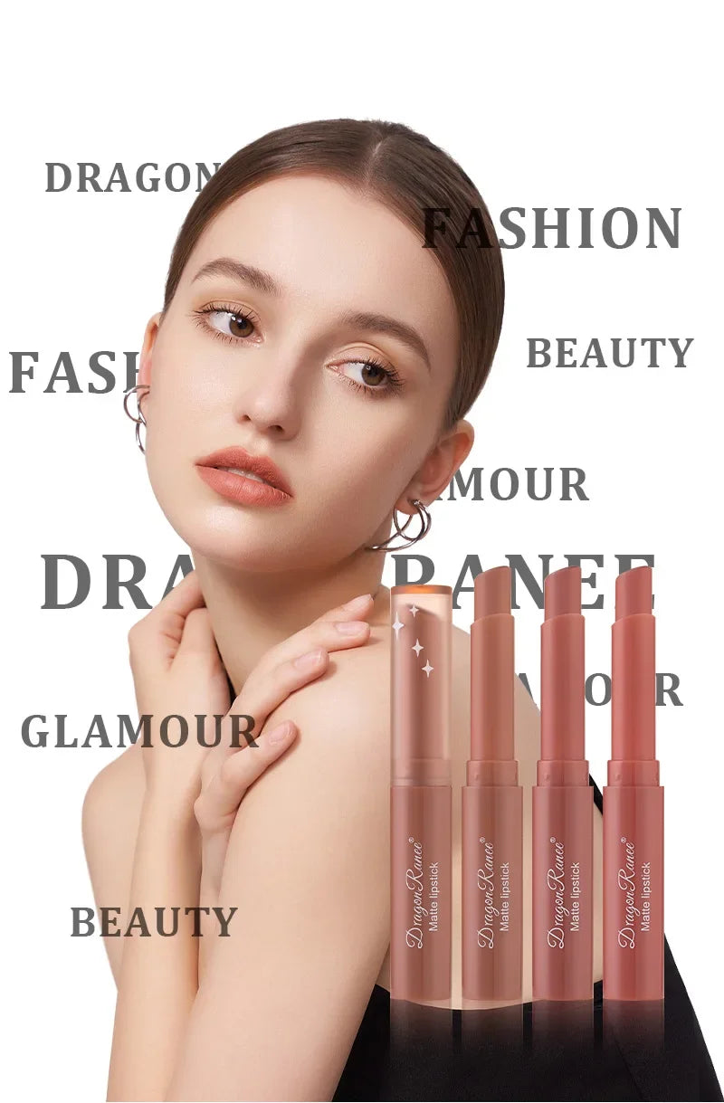 1/3pcs Nude Lipstick Crayon Long Lasting Matte Lipstick Pencil 24 Hours Waterproof Set Lip Moisturizer Colouring Lip Tint Stick Qme