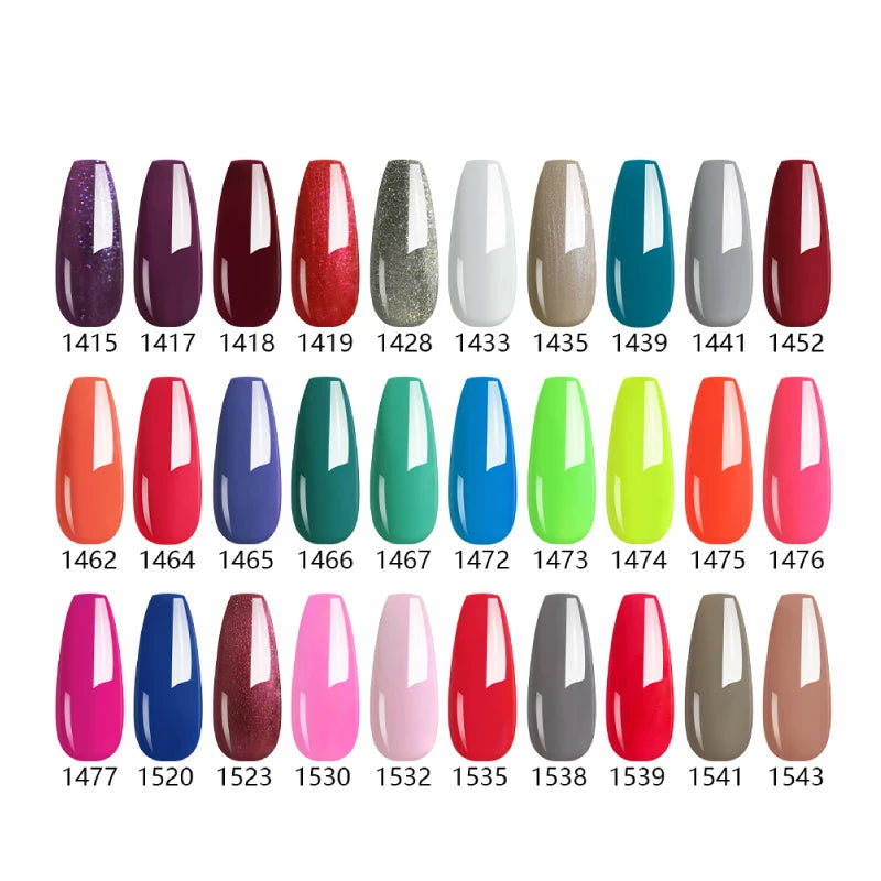 NAILCO Springsummer Hybrid Gel Nail Polish Semi-permanent UV Varnish Qme