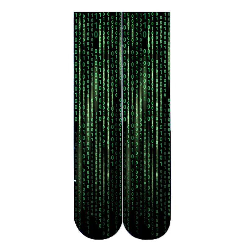 Sexy Leopard Pattern Novelty Socks Men's Fashion Home Women Harajuku Qme type12 One Size