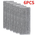6/1PCS Microfiber Mop Pads Replacement Household Washable Spray Mop Cloth Household Portable Mop Head Cleaning Cloth Pad 33x12cm Qme 6PCS