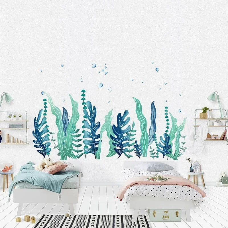Seaweed Bubble Wall Stickers Creative Living Room Bedroom Children's Qme