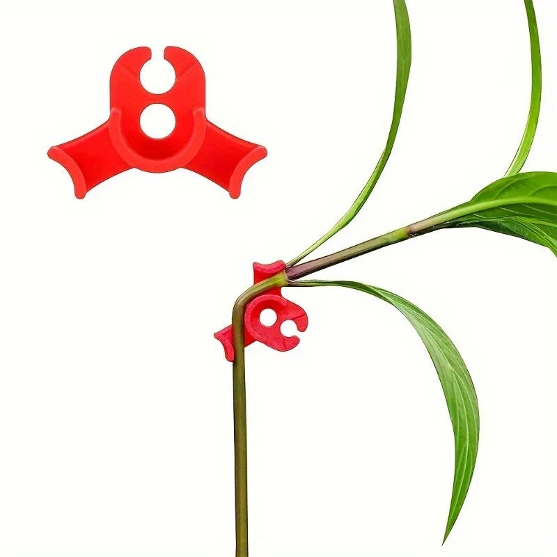 Plant stem straightener, plant bending device, low-stress training clamp, adjustable plant stem training clamp, Qme