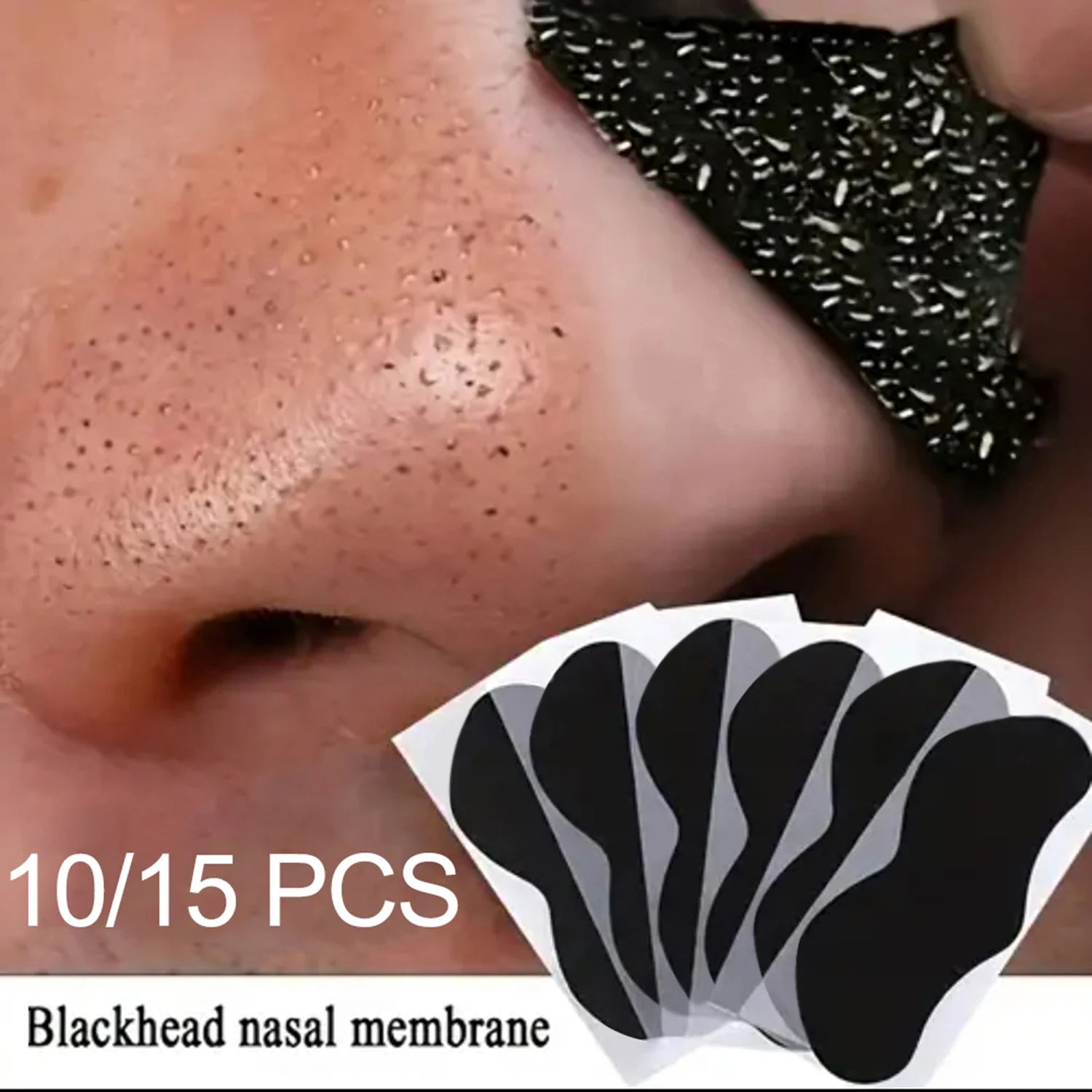 Blackhead Remover Nose Patches 10- Deep Clean Gentle Certified Qme