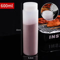 400 Clear Plastic Spice Jar Shaker Lids Kitchen Seasoning Containers Qme 600ML