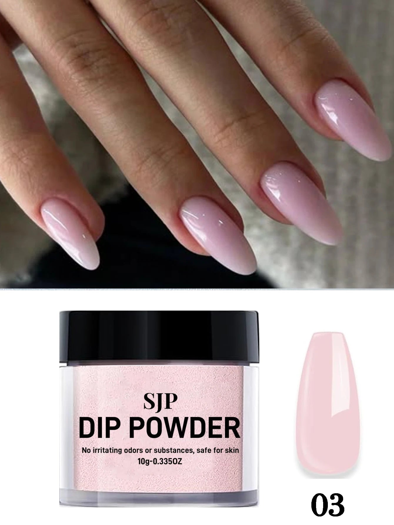 Dip Powder Nail French Manicure Suitable Home Salon DIY Long Lasting Qme 3