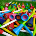 10/20pcs Golf Tees Mix Colors 83mm Plastic Durable Rubber Cushion Top Golf Ball Holder Golf Accessories Qme 10pcs Multicolor