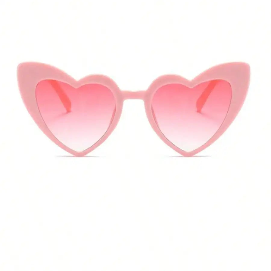 Heart Shaped Sunglasses Women Cat Eye Mod Retro Glasses Qme