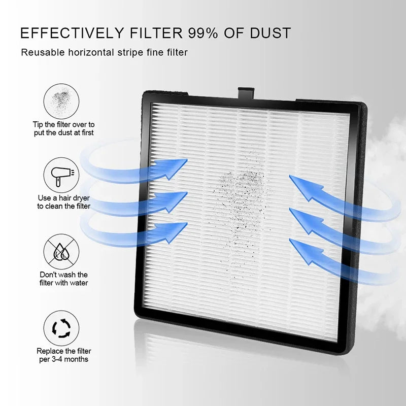 Nultiple Models Nail Vacuum Cleaner Specialized Filter Dust Storage Qme