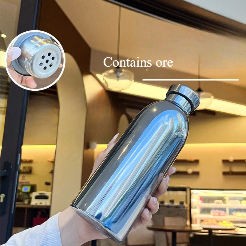 Mirror-finish Lidded Straight-body Insulated Cup Qme