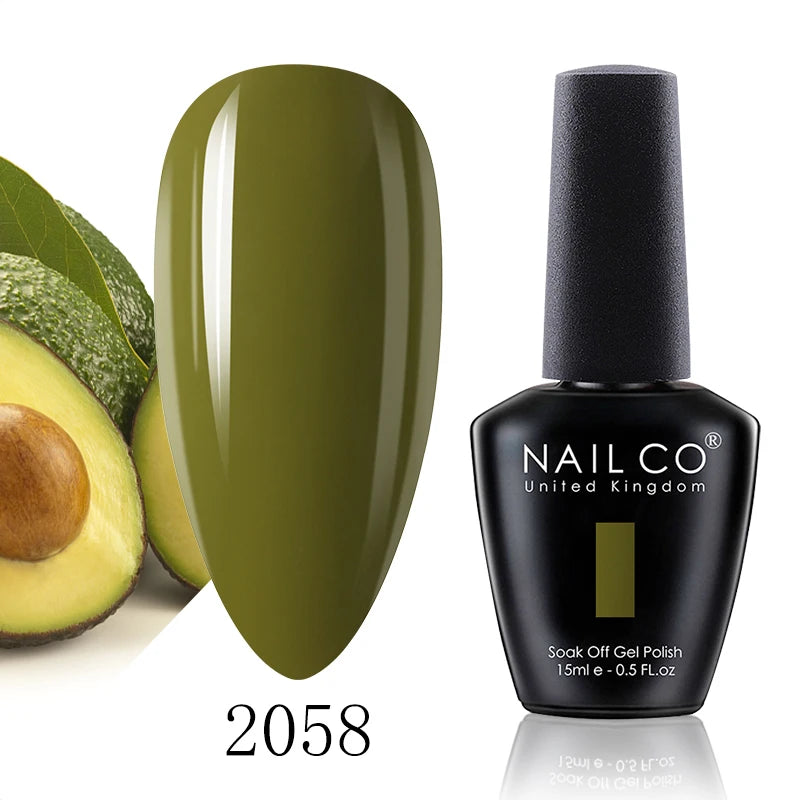 NAILCO 131 Colors Nail Gel Polish Off LED Semi Permanant Art Hybrid