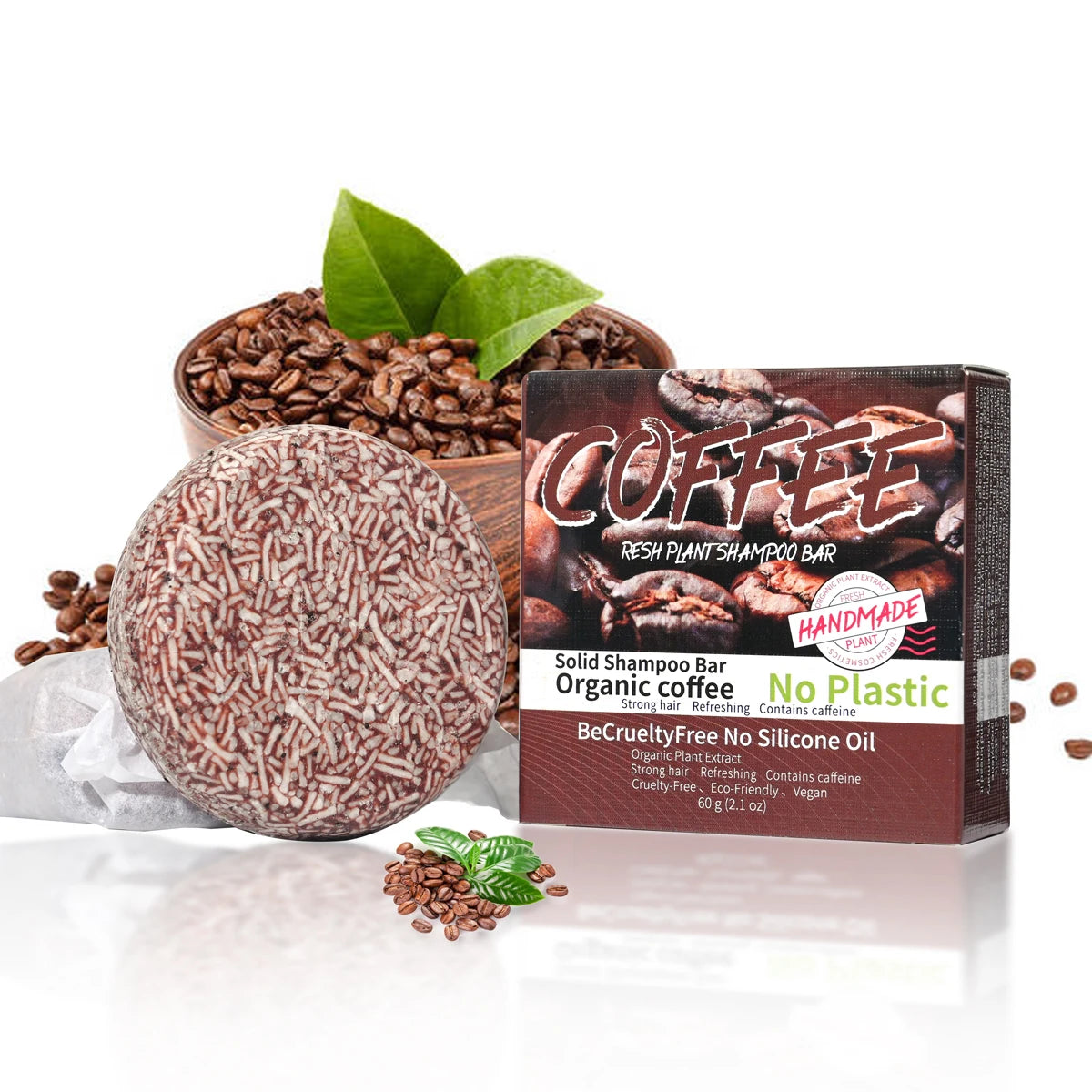 Coffee Flavored Shampoo Nourishing Hair Essential Oil Soap Handmade Qme Default Title