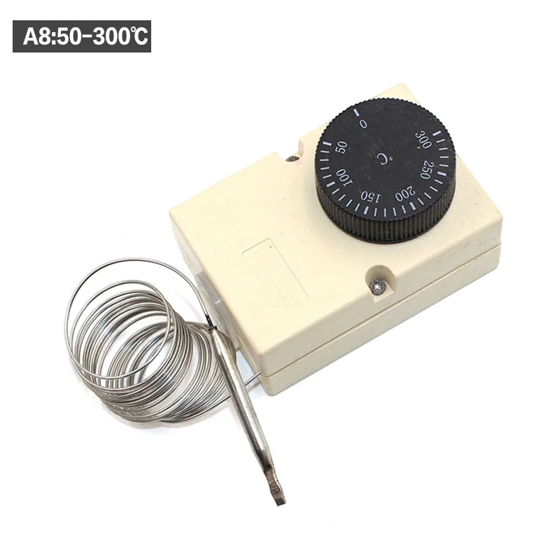 For Electrical Device Knob Temperature Mechanical Switch Capillary Thermostat 50-300C 0-60C 0-50C 0-40C 30-110C -30-30C Qme 50-300