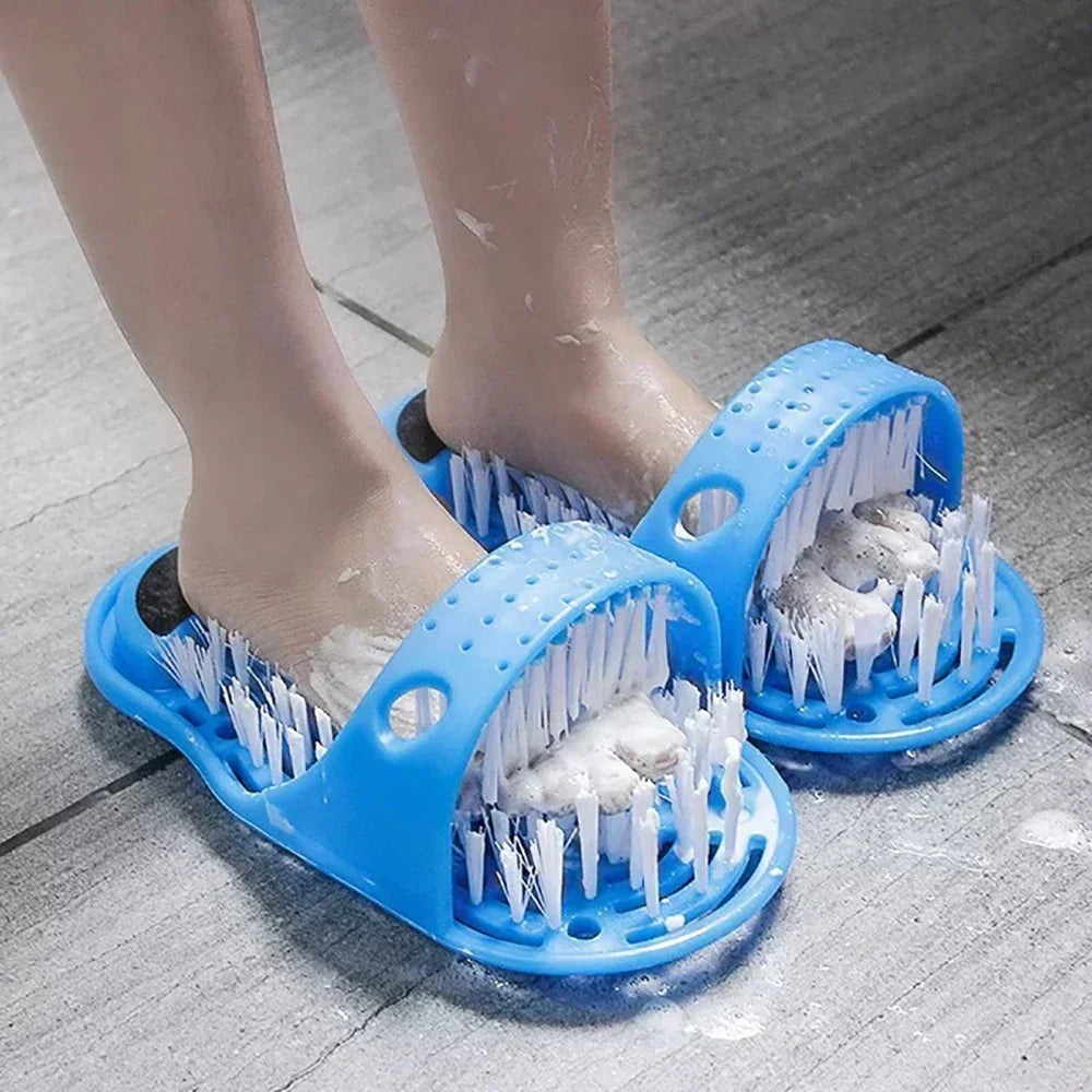 Shower Foot Scrubber Massager Bathroom Bath Brushes Remove Dead Skin Qme