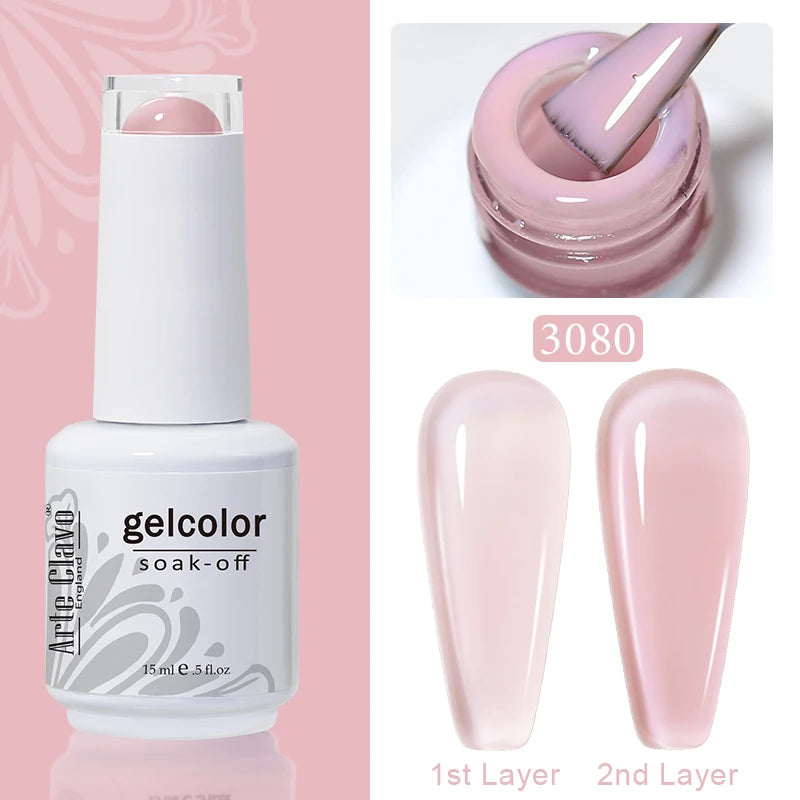 Arte Clavo Macaron Spring Series Gel Nail Polish Pigment Semi
