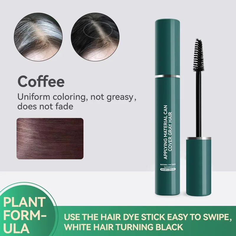 Hair Dying Stick Long Lasting Fast Staining Washable High Saturation Cover White Hair Non-toxic Not Greasy Disposable Hair Dye Qme