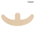 Reusable Silicon Gel Invisible Stickers Circular Arc Chest Concealer Qme crescent moon