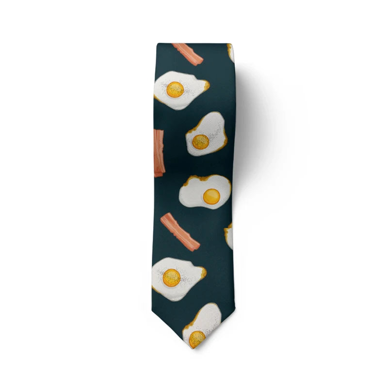 Funny Little Dinosaur Men's Tie Unisex Business Dating Novelty Qme type3