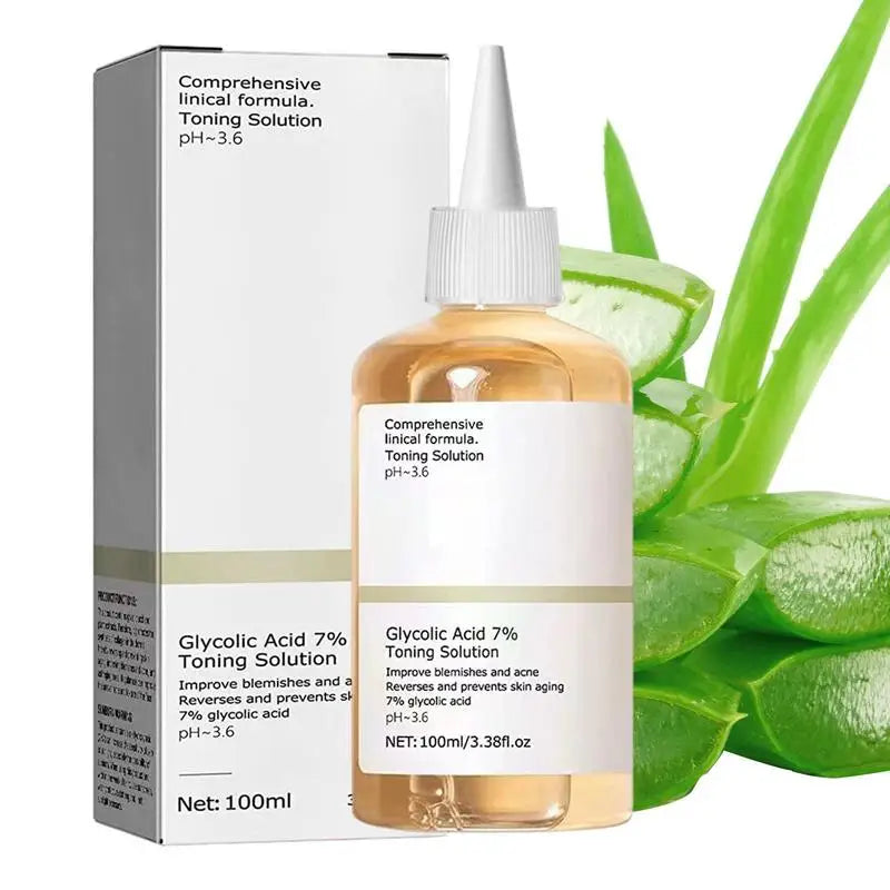 Glycolic Acid 7 Toning Solution Toner Acne Removal Lighten Marks Face Qme