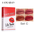 1/4PCS/Set Creative Cigarette Lipstick 12 Colors Velvet Matte Lasting Waterproof Lipstick Sexy Matte Non-Stick Cup Lip Makeup Qme 4Pcs-C