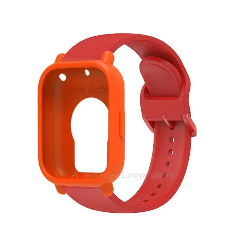Silicone Case Strap Redmi Watch 5 Lite Active Repacement Bracelet