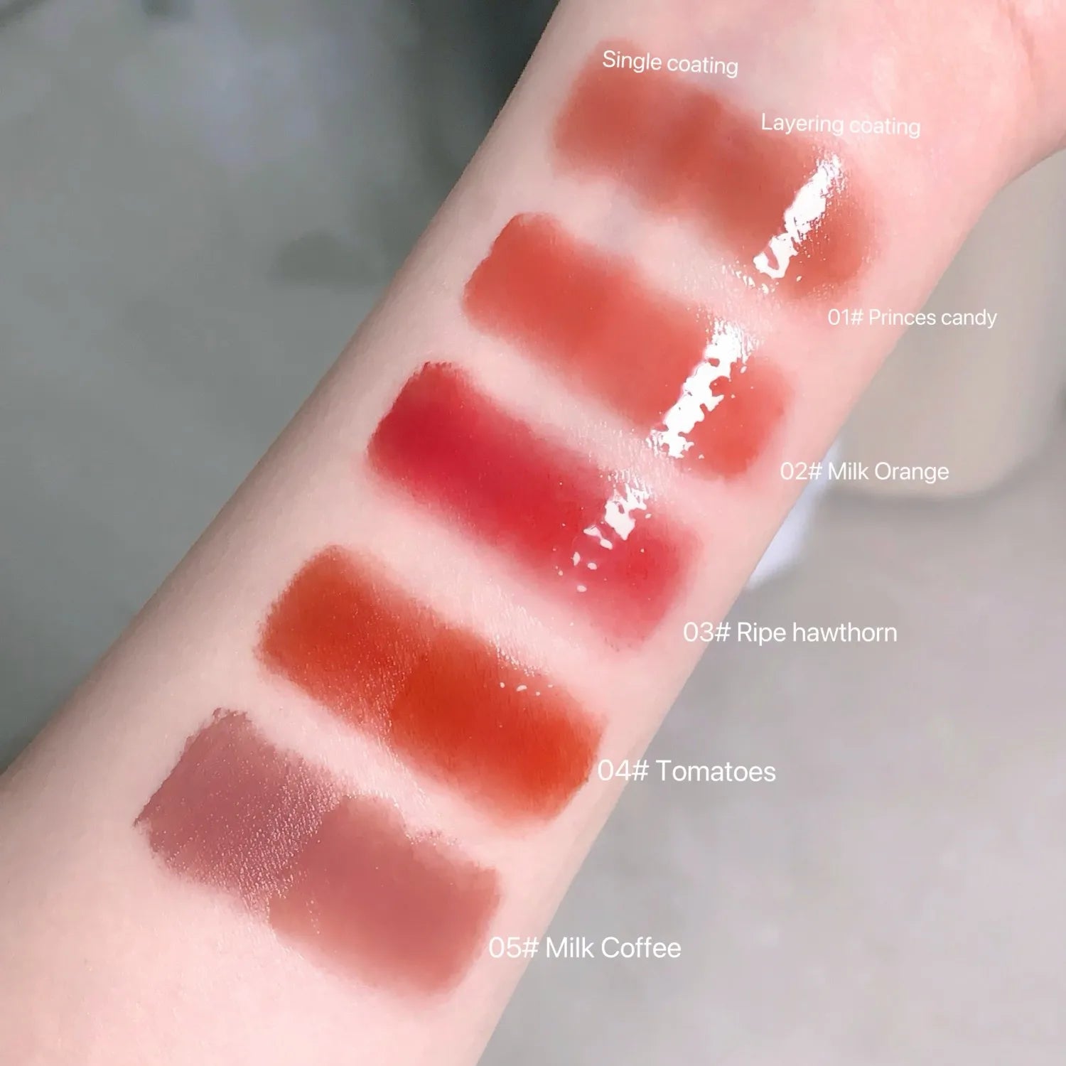 SHAQINUO Colorful Double-head Lip Glaze Mud Two-in-one Matte Mirror Qme
