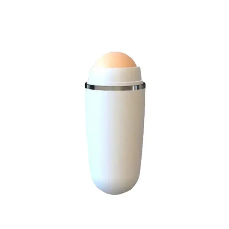 1PC Oil-absorbing Roller Volcanic Stone Facial Oil Removing Portable Skin Care Tool Beauty Stick Minimize Pores Beauty Tools Qme Ordinary White opp