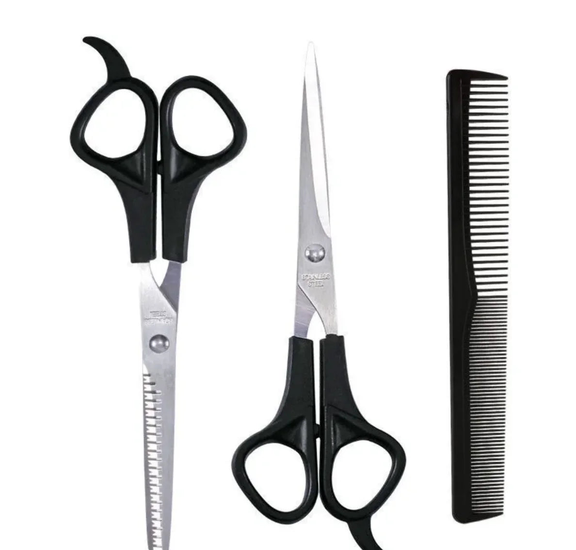 Hairdressing Scissors Tool Cutting Thinning Hair Comb Barber Qme