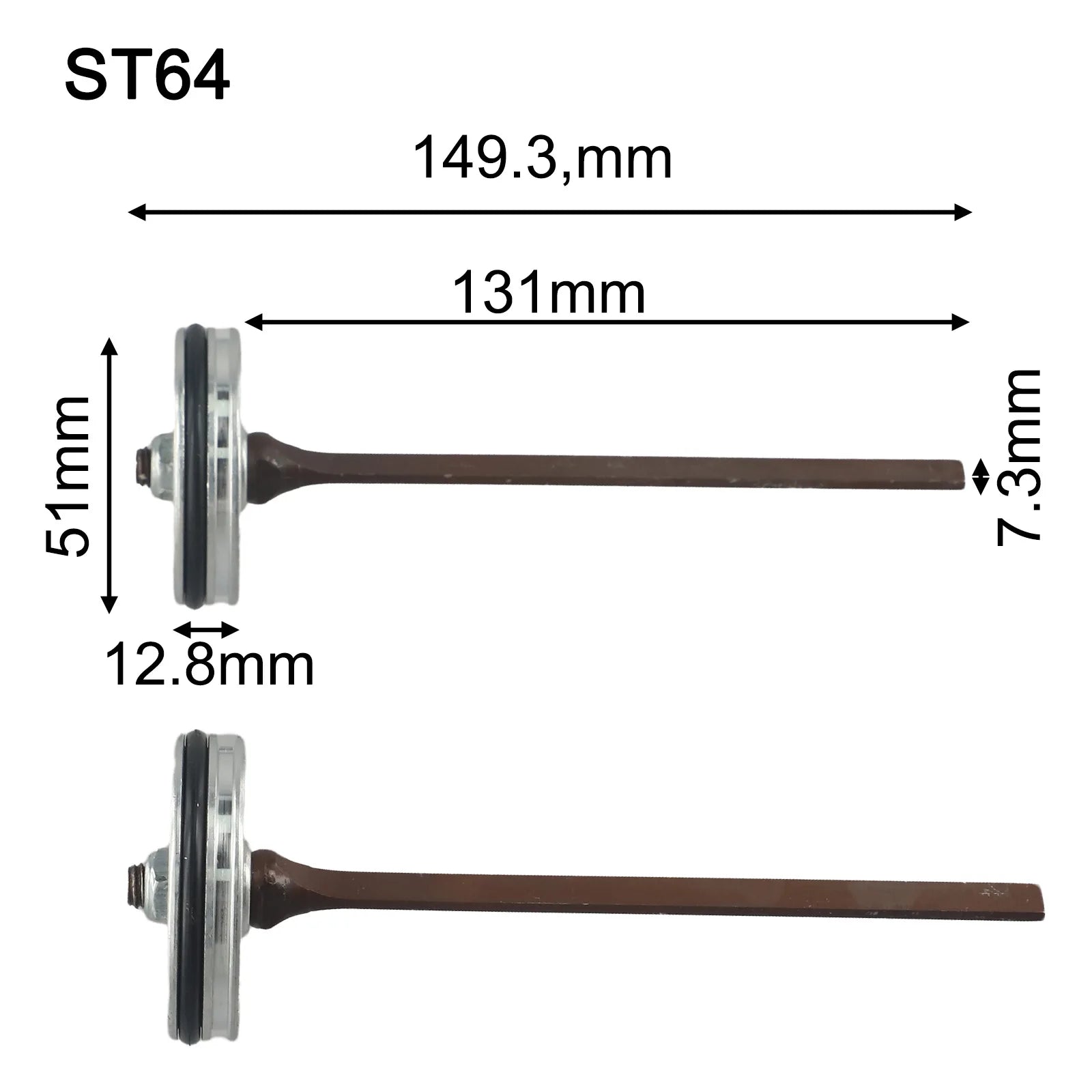 Pneumatic Nailer Needle Pins Compatible With For F30D,For F30G,T50DC,ST64,P625B,1013J,422J Air Nailer Replacement Parts Qme ST64