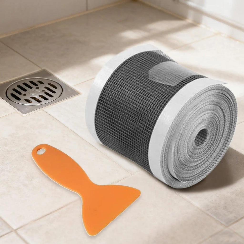 Tub Drain Hair Catcher Cuttable Mesh Cover Stickers Screen Home Qme