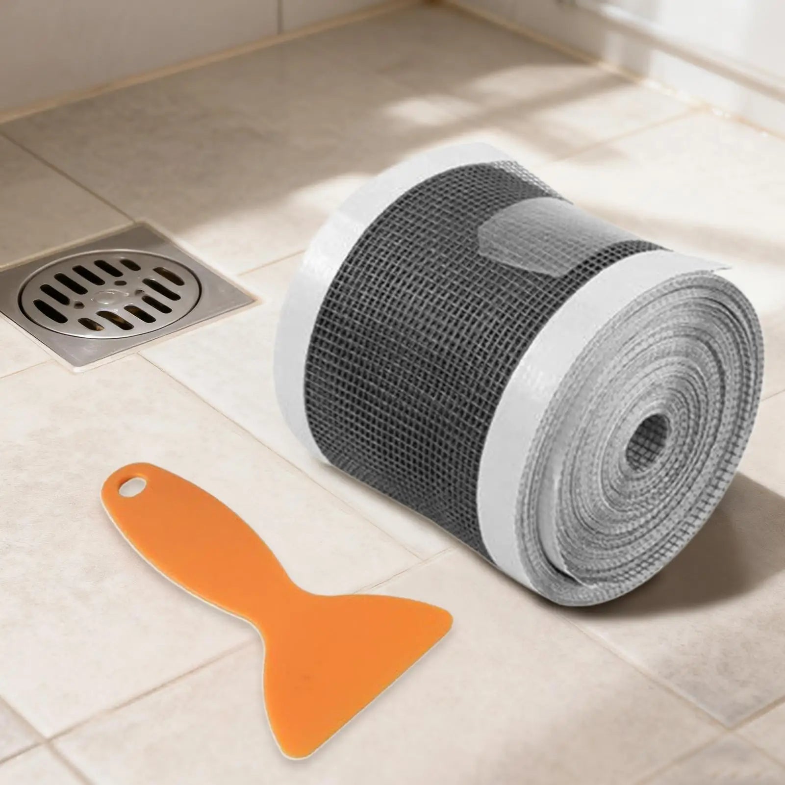 Tub Drain Hair Catcher Cuttable Mesh Cover Stickers Screen Home Qme