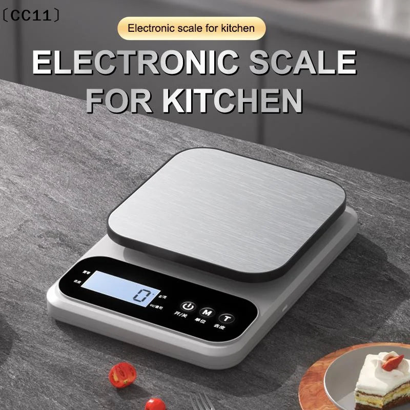 Scale Baking Gram Weight Scales LCD Display Rechargeable Electronic Qme