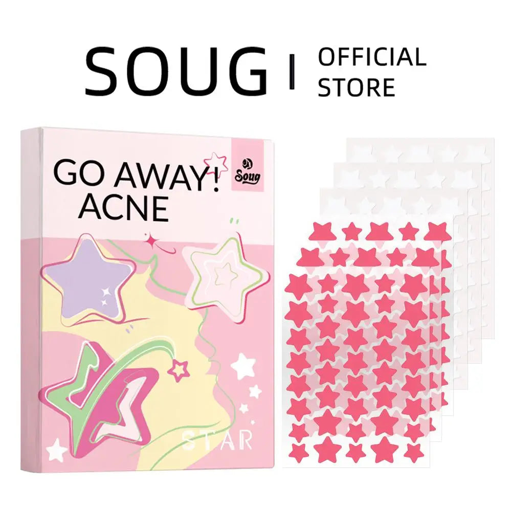 240Pcs Cute Star Acne/Pimple Patch Acne Treatment Stickers Invisible Acne Stars Cover Face Spot Removal Pimple Patch Skin Care Qme