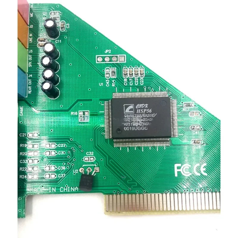 1pcs5.1 PCI Sound Card 8738 Audio Extend Adapter for PC Desk Computer Motherboard 5.1 Sound Channel Independent Sound Converter Qme