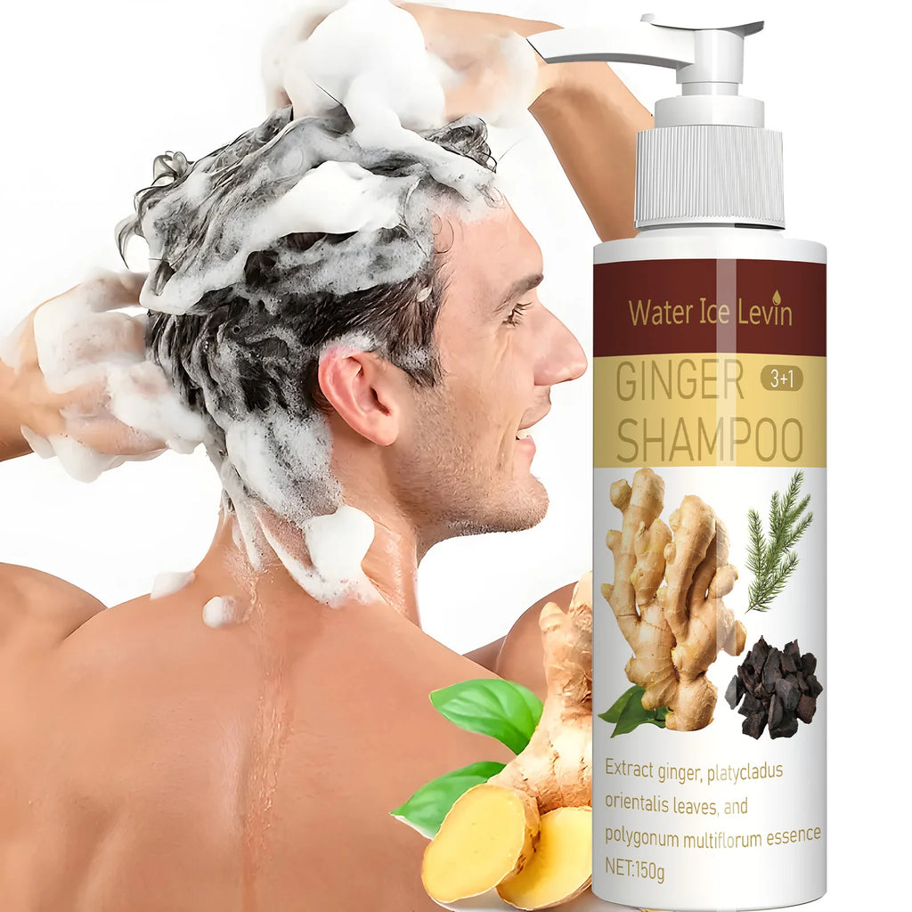 Ginger Regrowth Shampoo Anti Hair Loss Oil Control Dandruff Removal Moisturiz Nourish Scalp Repair Damaged Hair Growth Shampoo Qme