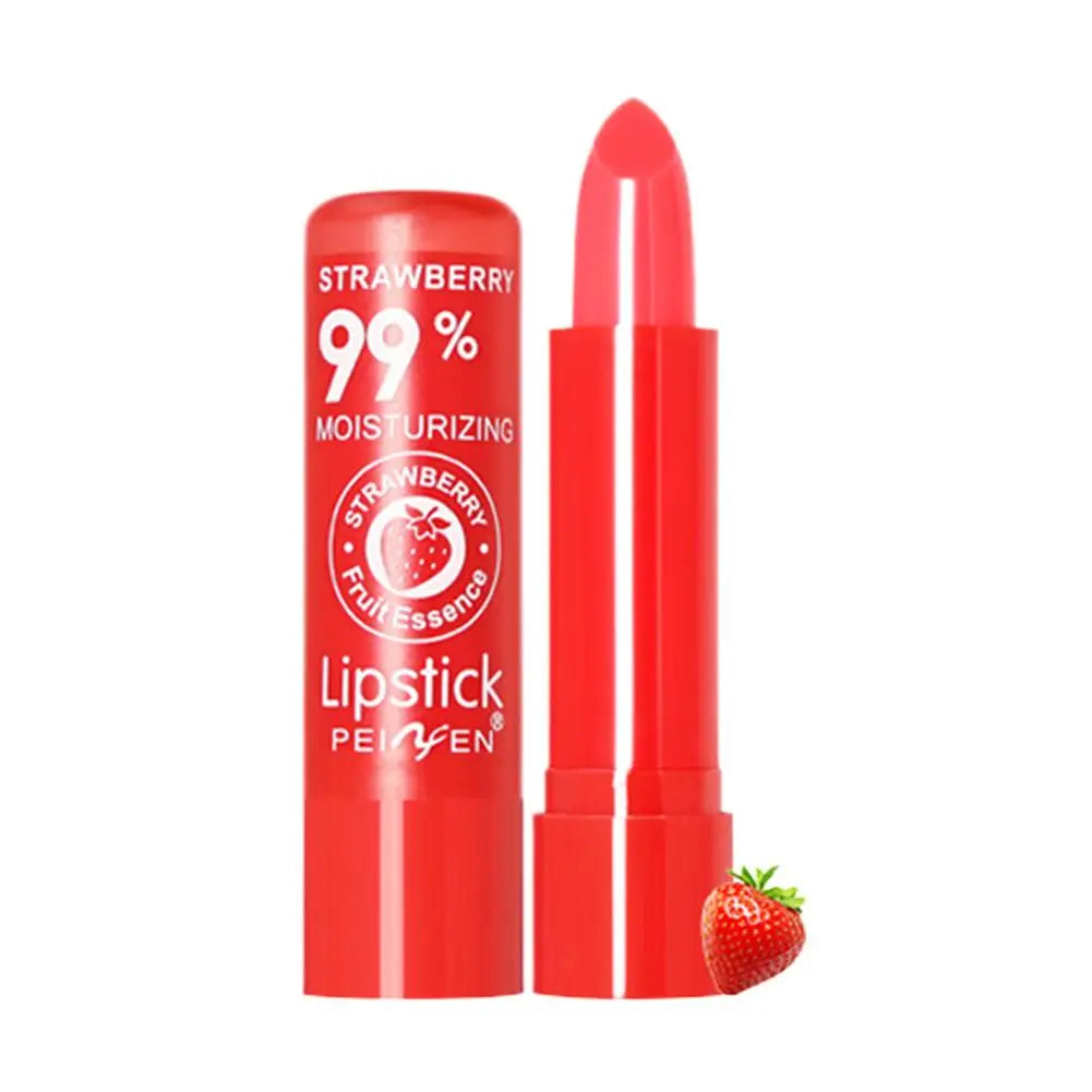 Moisturizing Aloe Vera Color-changing Lipstick Temperature-activated Qme strawberry